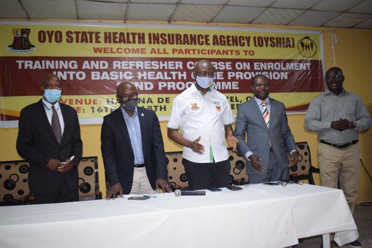 OYSHIA trains 100 stakeholders on Enrollment of Residents on Basic HealthCare Provision Fund (BHCPF)